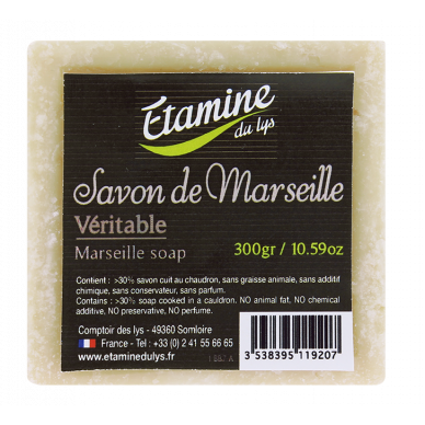 Savon de Marseille Beige 300 gr Etamine du lys Savon de Marseille Beige 300 gr Etamine du lys