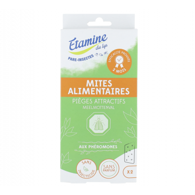 Pièges à Mites Alimentaires - 10 Anti Mite Alimentaire - Piège à Phéromones  Efficace Pour Cuisine Et Placard & Non Toxique - PRODUIT GARANTI