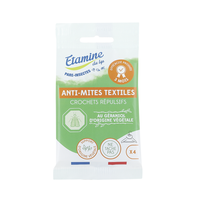 Crochets anti-mites textiles Etamine du lys