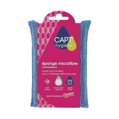 Eponge microfibre Capt'hygiène