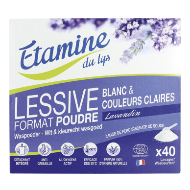 Lessive poudre spéciale blanc 2 kg Etamine du lys