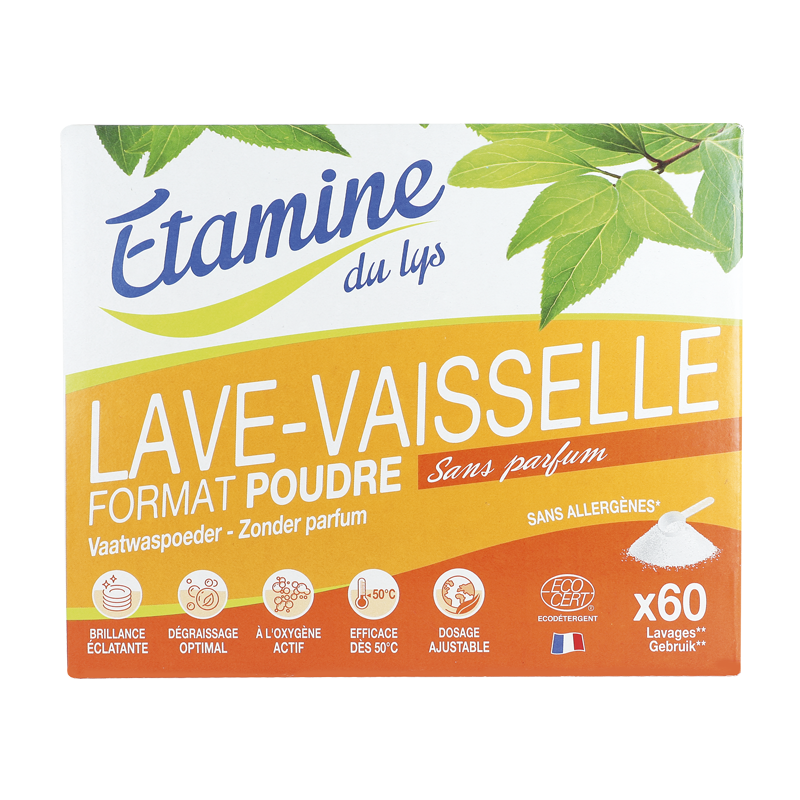 Poudre lave-vaisselle 1,3 kg Etamine du lys