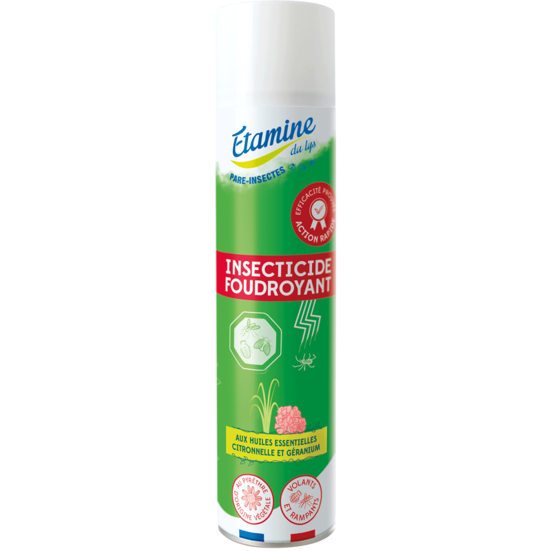 Répulsif spray BLOQ'INSECTES 1L - Anti insectes volants et rampants