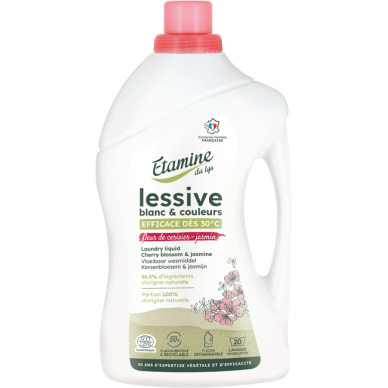 LESSIVE LIQUIDE FLEUR DE CERISIER & JASMIN 750ml