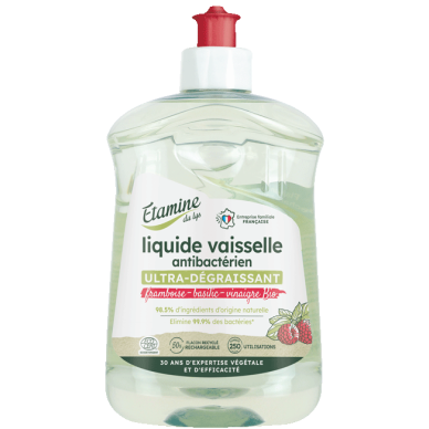 Liquide vaisselle antibactérien