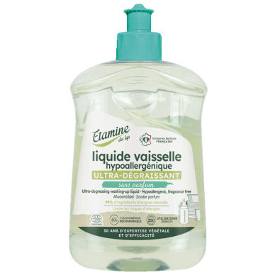 LIQUIDE VAISSELLE HYPOALLERGENIQUE 750 ml