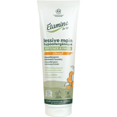 Lessive main hypoallergénique