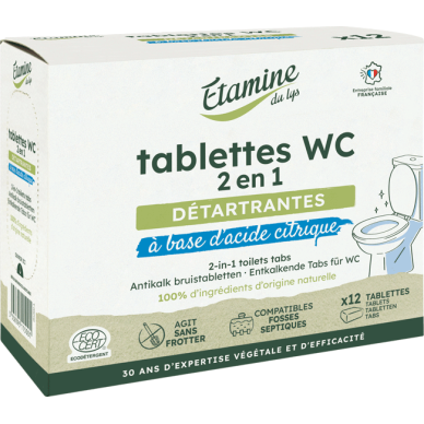 TABLETTES WC 2 EN 1