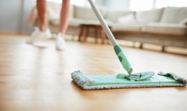 clean parquet floor